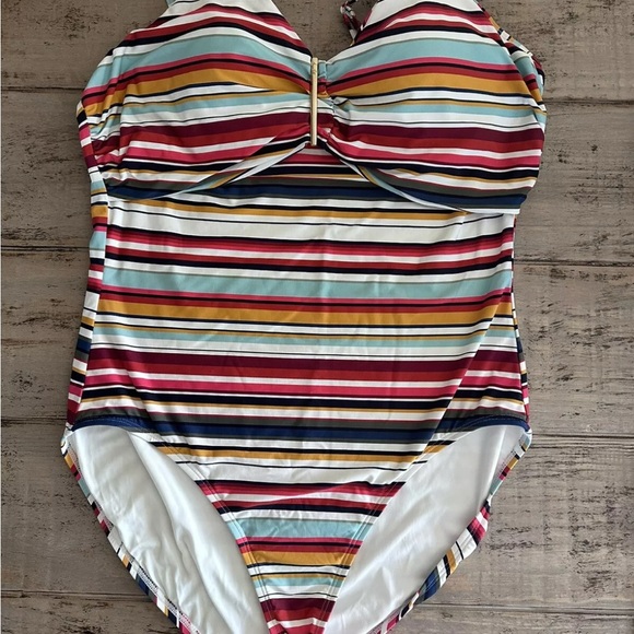 ***ANNE COLE *** NWOT Women's One Piece Swimsuit Underwire size 16 - Picture 5 of 7